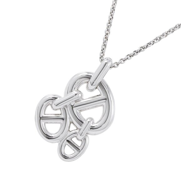 HERMES Silver Necklace - Picture 1 of 10